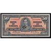Image 1 : 1937 Bank of Canada $50.