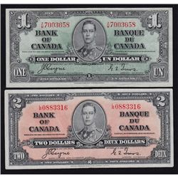 1937 Bank of Canada $1 - $100 Set.