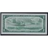 Image 2 : 1954 Bank of Canada $1 Devil's Face Consecutive Pair.