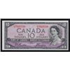 Image 1 : 1954 Bank of Canada $10 Devil's Face.