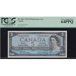 1954 Bank of Canada $5.