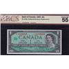 Image 3 : 1954 Bank of Canada $20 & 1967 Bank of Canada $1.
