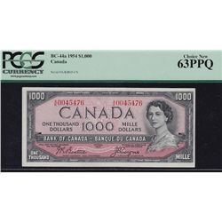 1954 Bank of Canada $1000.