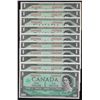 Image 2 : 1967 Bank of Canada $1 Complete Prefix Collection