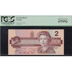 1986 Bank of Canada $2.