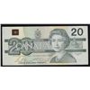 Image 2 : 1991 Bank of Canada $20 "EVH" No Back Plate Number.