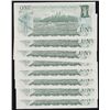 Image 2 : 1973 Bank of Canada $1 Lot of 8.
