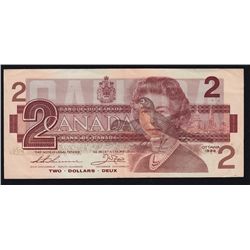 1986 Bank of Canada $2 Printing Error.