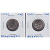 Image 11 : Larger Lot of 202 Canadian Twenty Five Cents.