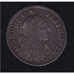 1670-A French Colonies 5 Sols.