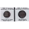 Image 1 : 1693 & 1694 Fleur-de-Lis Mintmarked Douzain.