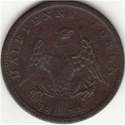 Lot of 2 Lower Canada Tokens.