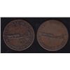 Image 2 : Lot of 2 Upper Canada Tokens.