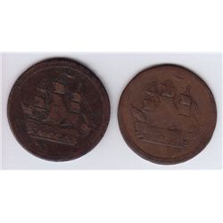 Lot of 2 Blacksmith Tokens.