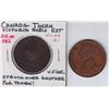 Image 1 : Lot of 2 Colonial Tokens.