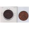 Image 2 : Lot of 2 Colonial Tokens.
