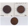 Image 2 : Lot of 3 Colonial Tokens.