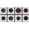 Image 2 : Lot of 8 Colonial Holed Tokens.