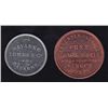 Image 1 : Lot of 2 Post Confederation Tokens.