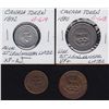 Image 1 : Lot of 4 Breton Tokens.