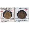 Image 1 : Lot of 2 Post Confederation Tokens.