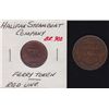 Image 1 : Lot of 2 Post Confederation Tokens.