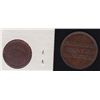 Image 2 : Lot of 2 Post Confederation Tokens.