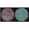 Image 1 : Lot of 2 Newfoundland Trade Tokens.