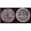 Image 2 : Lot of 2 Newfoundland Trade Tokens.