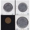 Image 2 : Lot of 4 Newfoundland Trade Tokens.