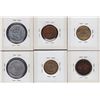 Image 2 : Lot of 6 Nova Scotia Trade Tokens.