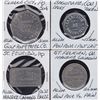 Image 1 : Lot of 4 Quebec Trade Tokens.