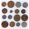 Image 1 : Lot of 16 Quebec trade tokens.