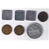 Image 1 : Lot of 7 Quebec trade tokens.