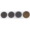 Image 2 : Lot of 4 incused Union St Joseph tokens.