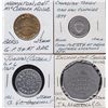Image 1 : Lot of 4 Ontario Trade Tokens.