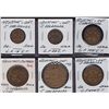 Image 1 : Lot of 6 Ontario Trade Tokens.