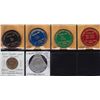 Image 1 : Lot of 6 Ontario Trade Tokens.
