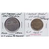 Image 1 : Lot of 2 Ontario Trade Tokens.