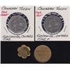 Image 1 : Lot of 4 Ontario Trade Tokens.