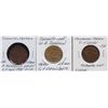 Image 1 : Lot of 3 Ontario Trade Tokens.