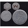 Image 1 : Lot of 4 Transportation Tokens.
