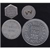 Image 2 : Lot of 4 Transportation Tokens.