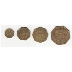 Lot of 5 Merchant Tokens.