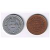 Image 1 : Lot of 2 Ontario Tokens.