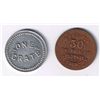 Image 2 : Lot of 2 Ontario Tokens.