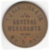 Image 15 : Lot of 8 T.J. Hamilton & Co. Erin, Ont. Due Bill Tokens.