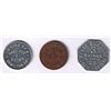 Image 2 : Lot of 3 Hamilton, Ont. Shoe shine tokens.