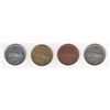 Image 2 : Lot of 4 McColl Listed Tokens.