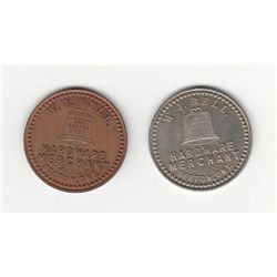 Lot of 2 McColl Listed Tokens.